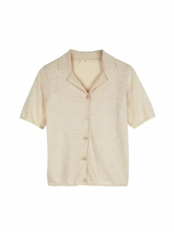 Grüne Erde Strickshirt aus Bio-Baumwolle, 14 natur melange, S, GOTS