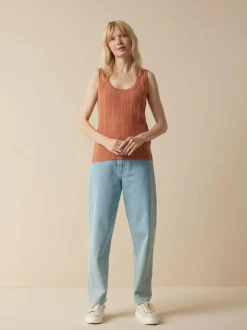 Grüne Erde Stricktop aus Bio-Baumwolle, , XL, GOTS