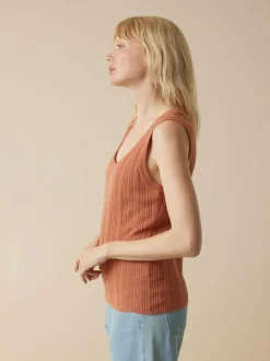 Grüne Erde Stricktop aus Bio-Baumwolle, , XL, GOTS