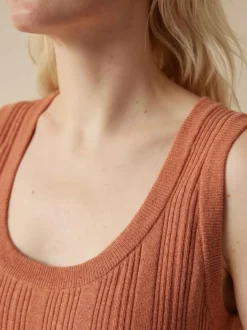 Grüne Erde Stricktop aus Bio-Baumwolle, , XL, GOTS