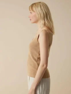 Grüne Erde Stricktop aus Bio-Baumwolle, , XS, GOTS