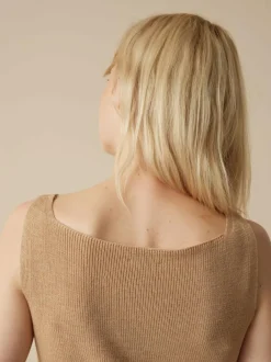 Grüne Erde Stricktop aus Bio-Baumwolle, , XS, GOTS