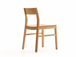 Grüne Erde Stuhl Karim, mit Holz-Sitzfläche,