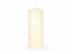 Grüne Erde Stumpenkerze aus Bienenwachs, , Höhe 12 cm, ø 5 cm, 1 Stk.