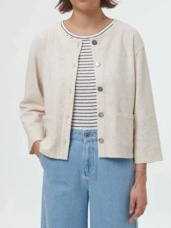 Grüne Erde Sweatjacke aus Bio Baumwolle/Hanf, , 46, GOTS