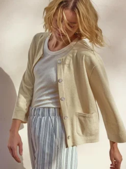 Grüne Erde Sweatjacke aus Bio Baumwolle/Hanf, , 46, GOTS