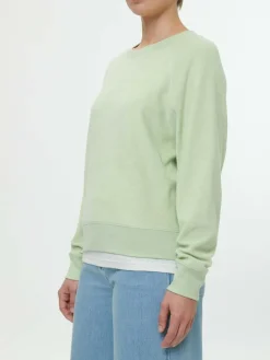 Grüne Erde Sweatshirt aus Bio Baumwolle, 44 pastellgrün, XS, GOTS