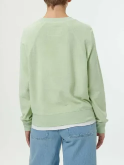 Grüne Erde Sweatshirt aus Bio Baumwolle, 44 pastellgrün, XS, GOTS