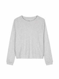 Grüne Erde Sweatshirt aus Bio Baumwolle, 04 grau melange, S