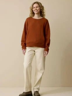 Grüne Erde Sweatshirt aus Bio-Baumwolle, 22 kastanie, XL, GOTS