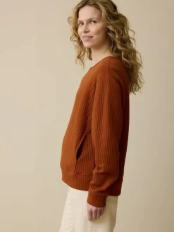 Grüne Erde Sweatshirt aus Bio-Baumwolle, 22 kastanie, XL, GOTS