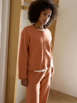 Grüne Erde Sweatshirt aus Bio-Baumwolle, 61 sienna, 38, GOTS