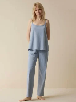 Grüne Erde Top aus Bio-Baumwolle, 89 meerblau-weiss ringel, S, GOTS