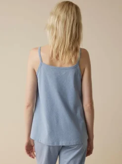 Grüne Erde Top aus Bio-Baumwolle, 89 meerblau-weiss ringel, S, GOTS