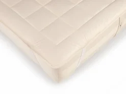 Grüne Erde Unterbett Schafschurwolle, 90 x 200 cm, 500 g/m2, GOTS, NATURTEXTIL BEST