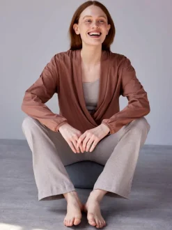 Grüne Erde Wickelshirt aus Bio Baumwolle, , S, GOTS