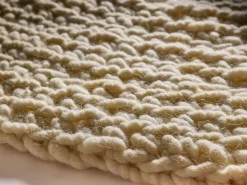 Grüne Erde Wollteppich Maglia, , Ø 140 cm