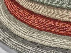 Grüne Erde Wollteppich Maglia, , Ø 140 cm