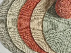 Grüne Erde Wollteppich Maglia, , Ø 140 cm