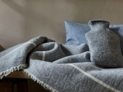 Grüne Erde Wärmflaschenbezug Finn, uni grau, 2 L, 100 % Schurwolle (Schaf)