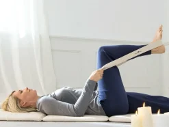 Grüne Erde Yoga-Gurt mit Schlaufen, 100 % Baumwolle, Baumwolle kbA