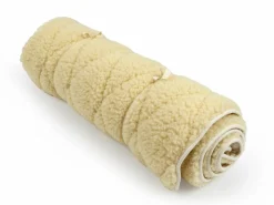 Grüne Erde Yogamatte mit Schurwolle, natur, 75 x 200 cm, Schurwolle kbT, Baumwolle kbA