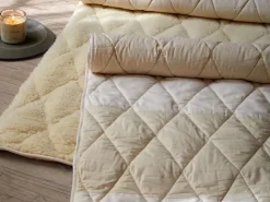 Grüne Erde Yogamatte, natur, 75 x 200 cm, 100 % Baumwolle, Vorder- und Rückseite teilweise beschichtet, GOTS