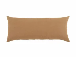 Grüne Erde Zierkissenbezug ARIANA, nougat, 35 x 80 cm, 60% Baumwolle/40% Leinen, GOTS