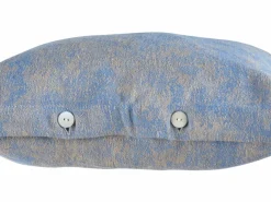 Grüne Erde Zierkissenbezug CLEO, saphier, 40 x 40 cm, 70 % Baumwolle/30 % Hanf, GOTS