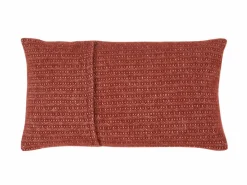 Grüne Erde Zierkissenbezug Lynn, ziegel, 30 x 50 cm, 100 % Schurwolle (Lamm), eco-wool