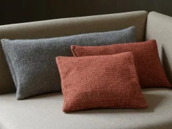 Grüne Erde Zierkissenbezug Malin, rauch, 35 x 80 cm, 60% Schurwolle (Lamm) eco wool, 40% Alpaka